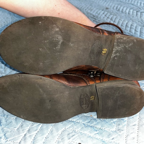 Steve Madden brown combat boots size 6.5 - Picture 4 of 4